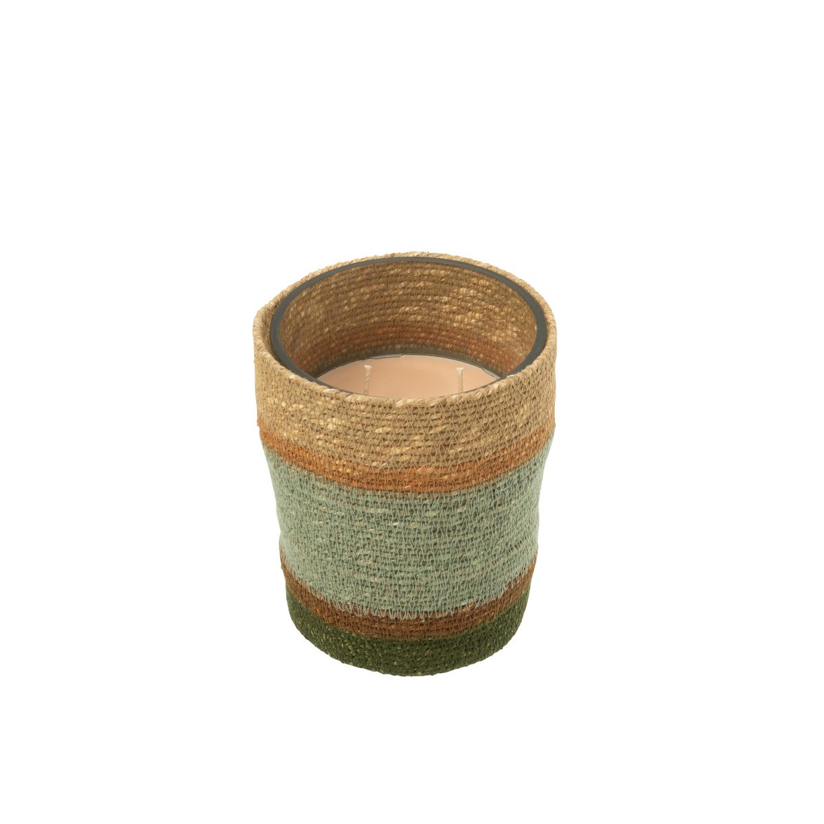 Bougie J-Line Sgence Bandle Basin Beige vue de face, élégante et contemporaine.
