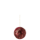 Suspension J-Line Ball Sequins bordeaux avec sequins élégants