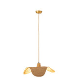 Lampe J-Line Moonj en jute naturel, vue de face