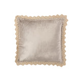 Coussin décoratif J-Line gris, idéal pour salon ou chambre moderne