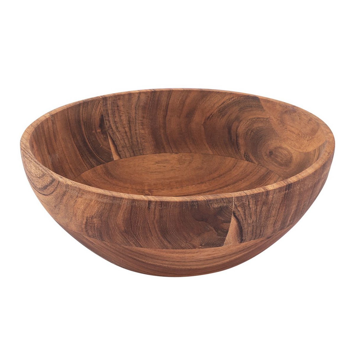 Coquille de décoration de bol en bois 20 ou 25 cm d'aliments.