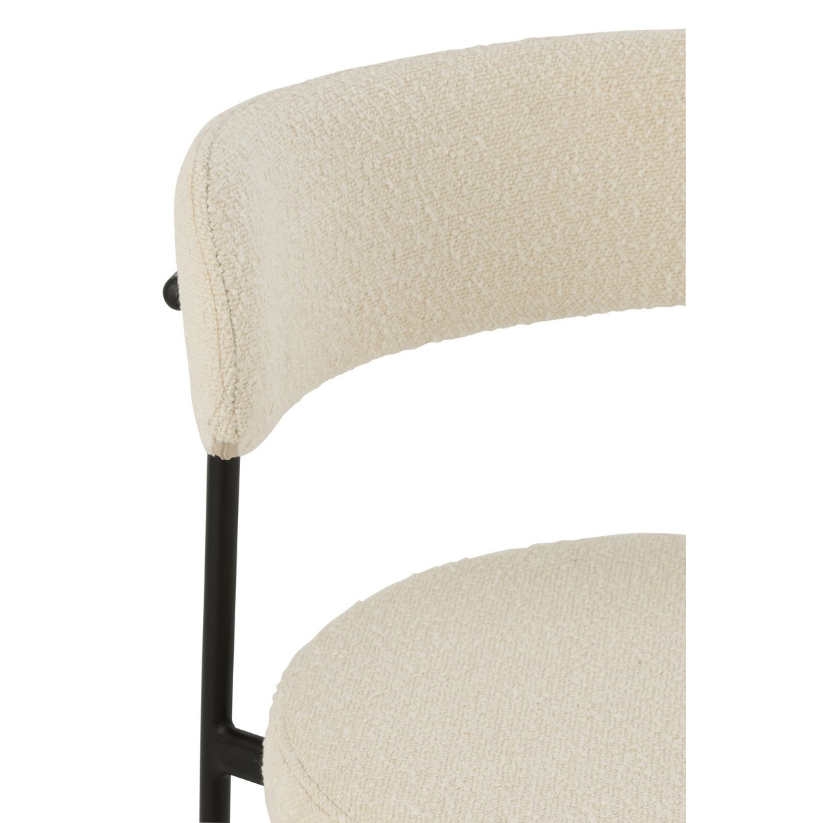 Détail des matériaux de la chaise J-Line