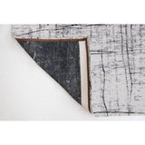 Tapis Eco Metro Noir & Blanc - Éclairage naturel