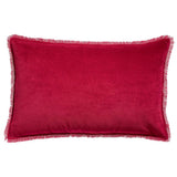 Coussin uni Fara Rubis 40 x 65