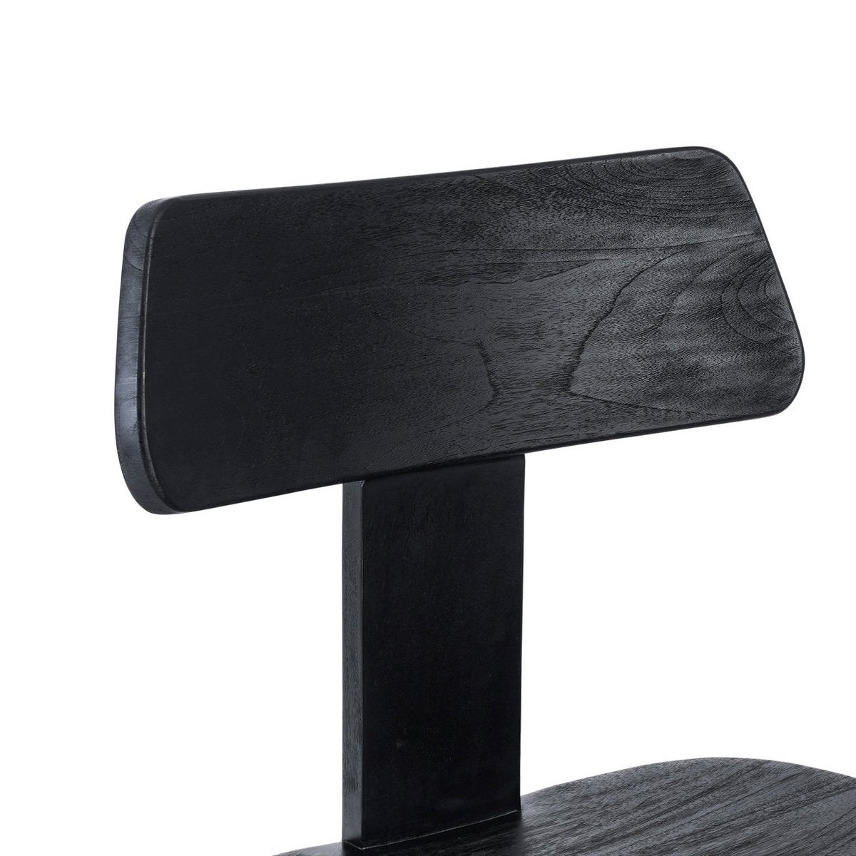 Chaise LovYa en noir, parfaite pour une salle à manger chic