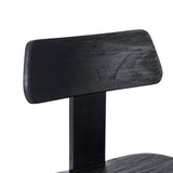 Chaise LovYa en noir, parfaite pour une salle à manger chic