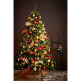 Jupe de sapin de Noël Doré