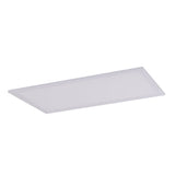 Panneau d'assemblage LED "Sorriso", lampe de montage en métal et en plastique en blanc avec des LED fermement construites, 30 x 60 cm pour les intérieurs