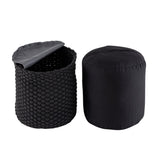 Selles mérinos pouf extérieur Ø40 H45cm Seat Pouf peut être rempli