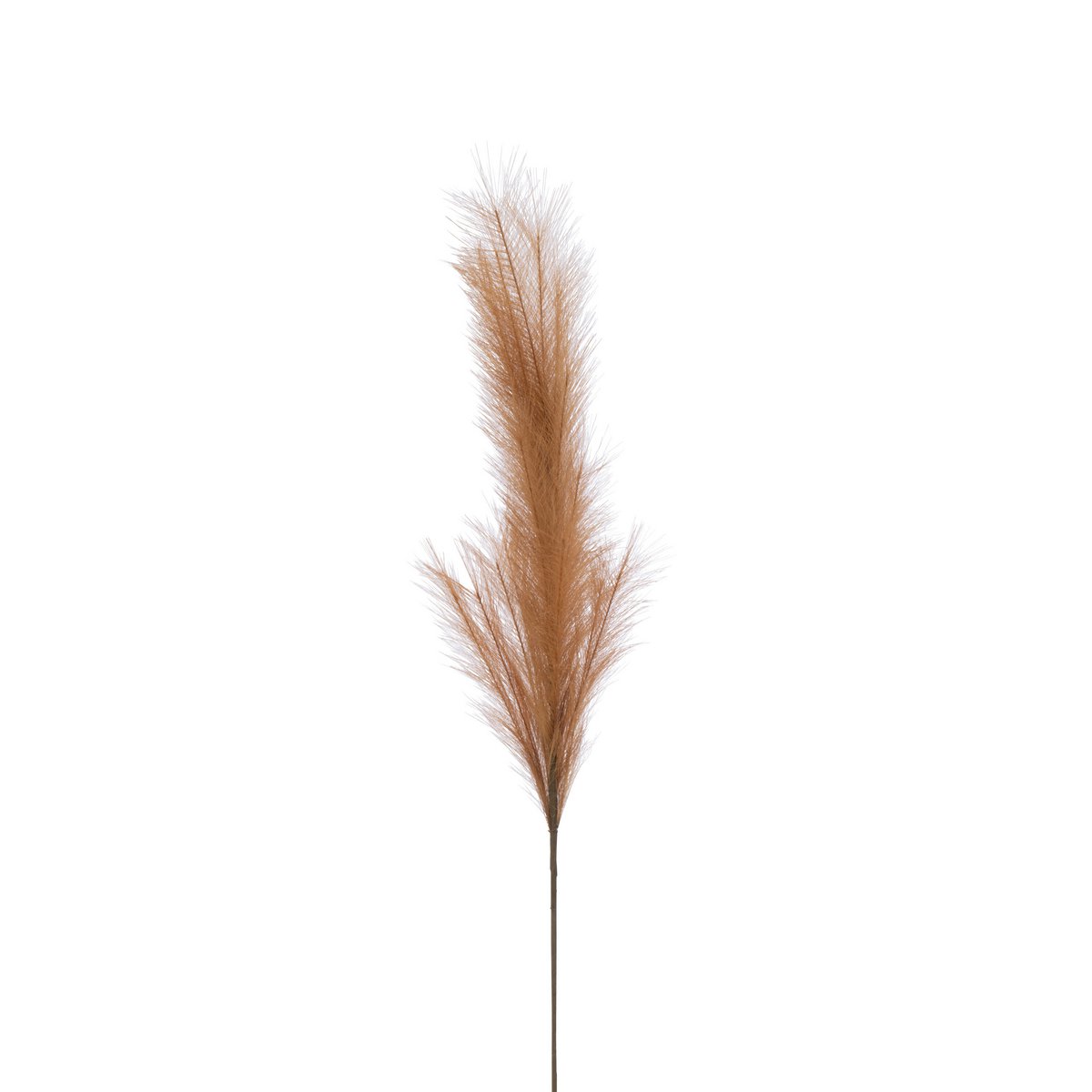 Détail de la texture réaliste de la branche J-Line Plumeau orange