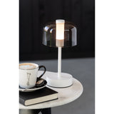 Lampe de table J-Line Woa - métal - blanc