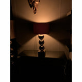 Lampe globe Base bloc Sépia