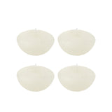 Bougie flottante J-Line blanche, élégante et raffinée, vue de côté