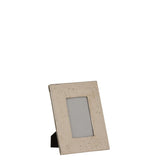 Cadre photo rectangle inégal J-Line en aluminium et verre argenté, élégant et moderne