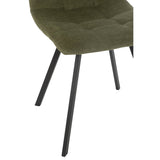 Chaise Clark J-Line sur fond blanc, angle latéral