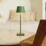 Lampe de table rechargeable verte William Sage