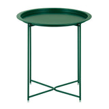 Tableuse Ø 47 H 51 2. Choisissez la table de balcon de table de jardin Terasses Table Round Alberta Metal Small Ver