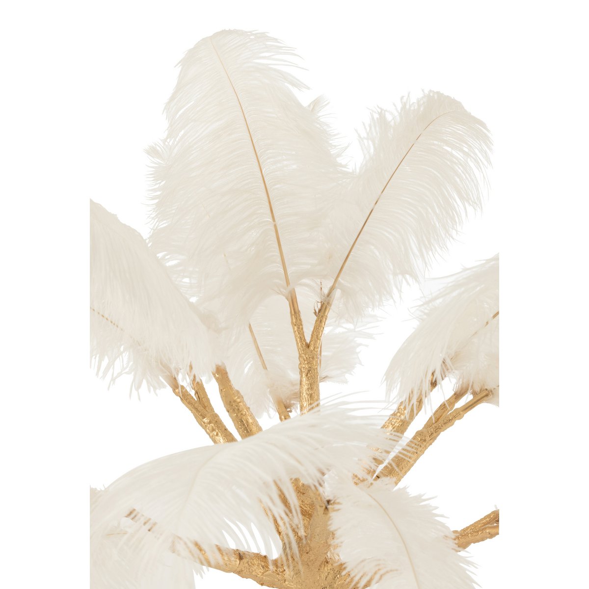 Détail des plumes dorées et blanches de l'Arbre J-Line