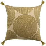 Coussin brodé Tito Naturel 45 x 45