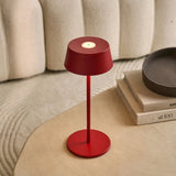 Lampe de table rechargeable rouge Hugo Berry