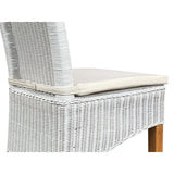 Chaise de salle à manger chaise rotin table de table de salle à manger blanche Perth Nature rattan Nature Nucleus durable