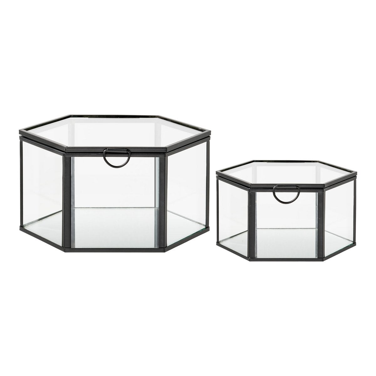 Torpe Box en verre et métal, vue d'ensemble