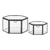 Torpe Box en verre et métal, vue d'ensemble