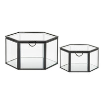 Torpe Box en verre et métal, vue d'ensemble