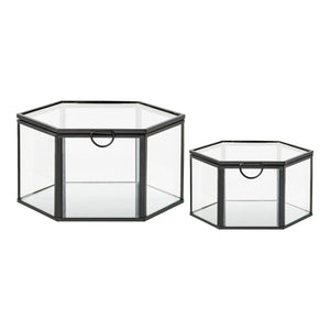 Torpe Box en verre et métal, vue d'ensemble