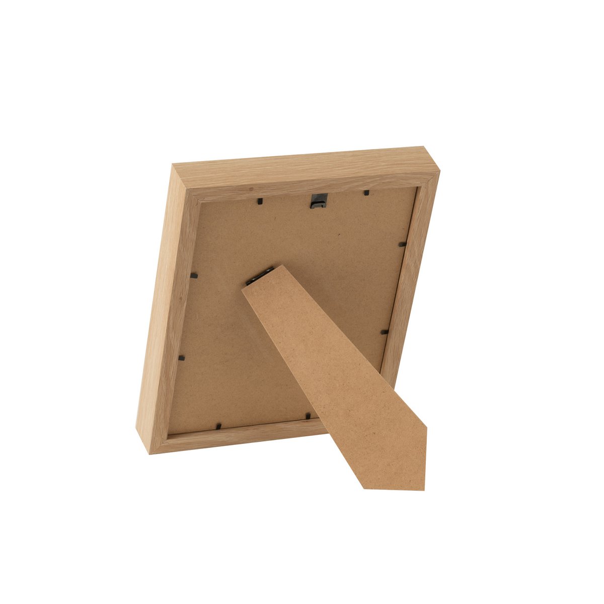 Cadre photo J-Line en bois naturel sur fond blanc