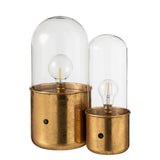 Vue latérale de la lampe J-Line avec lumière LED allumée