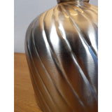 Lampe de table lampe de chevet ø 30 x H 52 cm lampe de table lampe décorative base métal or argent
