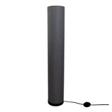 Lampe debout "Beate" Gray en métal et un souffleur de texte en gris, socket E27, lampe à manger pour salle à manger, salon, couloir ou bureau, environ 110 cm de haut