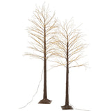 Ambiance décorative avec l'arbre lumineux J-Line dans un salon