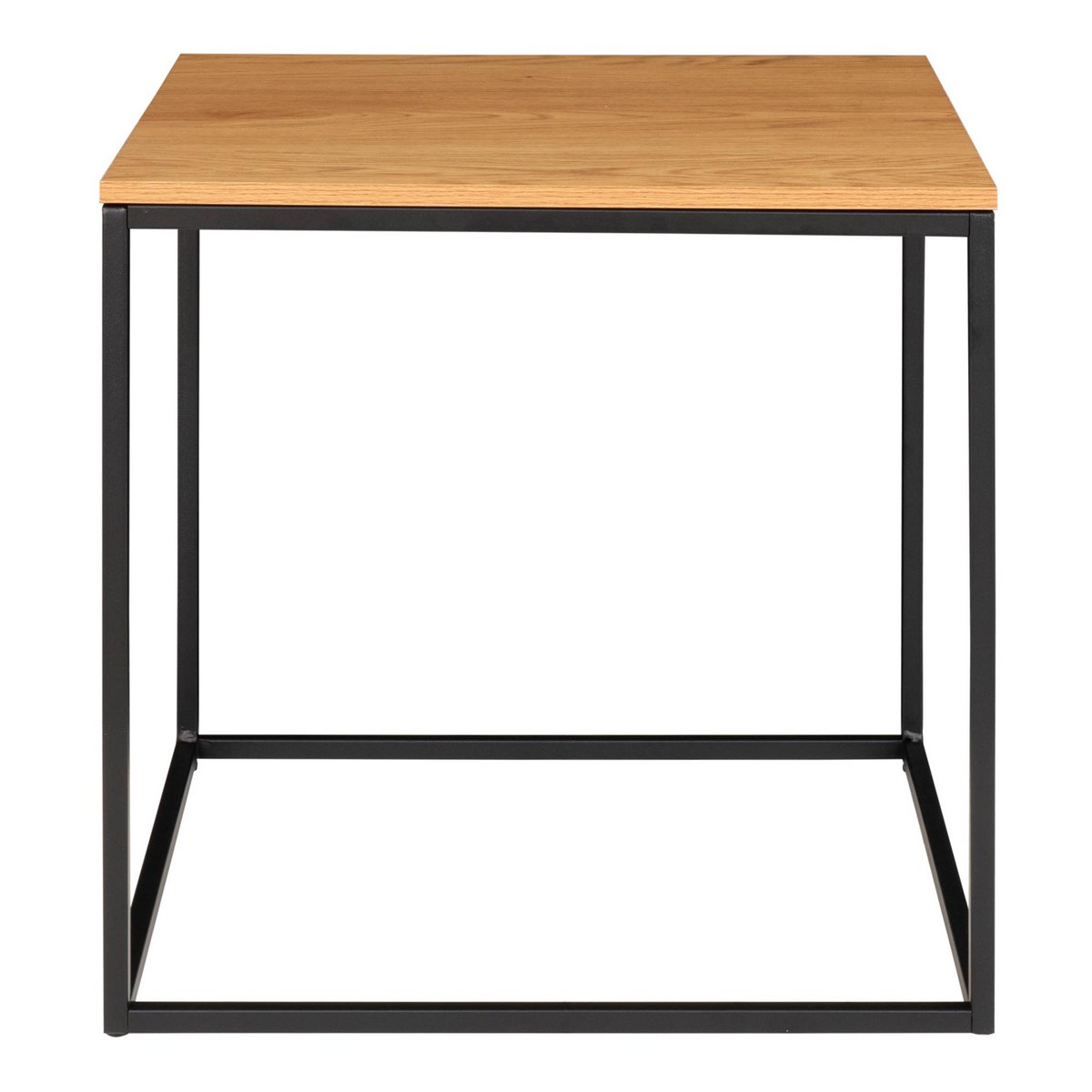 Détail de la surface en aspect chêne de la table Vita