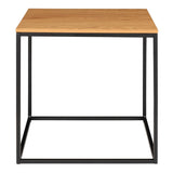 Détail de la surface en aspect chêne de la table Vita
