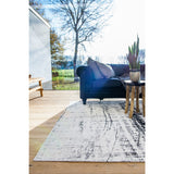 Détail des textures du Tapis Eco Metro Noir & Blanc
