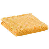Drap de bain uni Zoe Mimosa 100 x 180