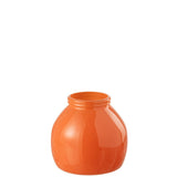 Vase J-Line en verre orange, design moderne et élégant