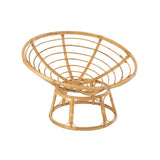 Canapé J-Line Celine en rotin naturel avec coussin décoratif
