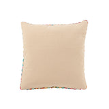Coussin J-Line tricoté multicolore, vue de face