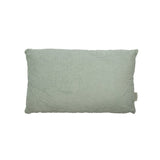 Coussin vintage en velours côtelé Julia vieux bleu 50x30