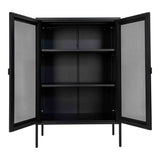 Vitrine Melbourne dans un salon moderne, ambiance chic