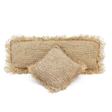 La Housse de Coussin Raphia Rectangulaire - Naturel - 35x100