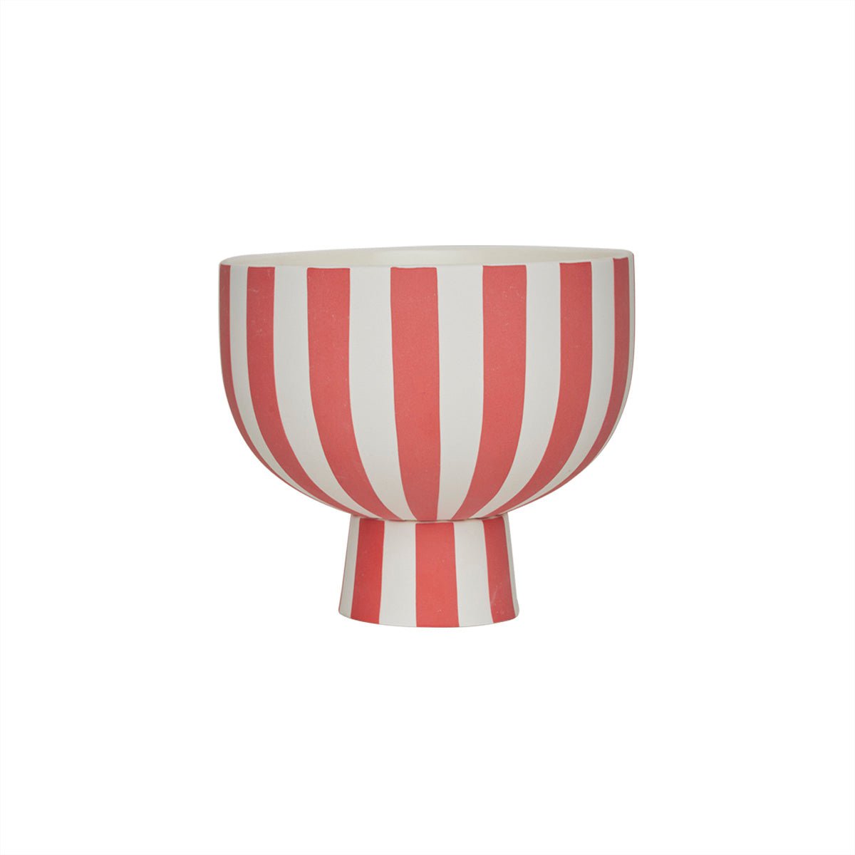 Bol Toppu en céramique, design graphique et élégant pour décoration de table