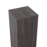 Plinthe rectangulaire gris J-Line - vue avant