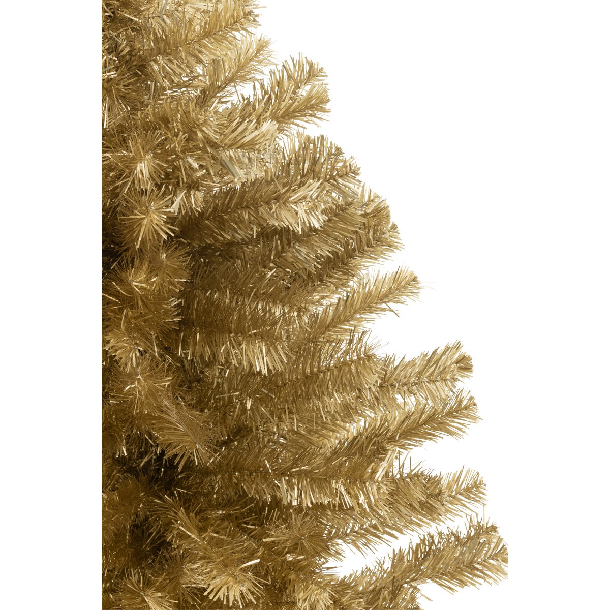 Sapin de Noël J-Line en or, élégant et décoratif pour vos fêtes.
