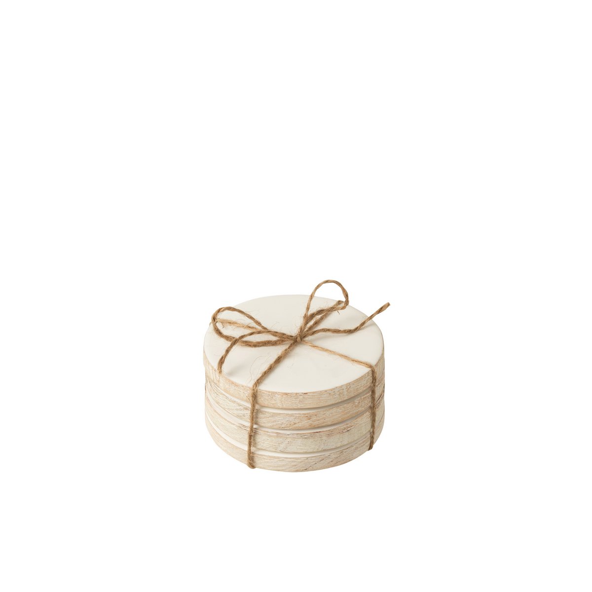 Sous-verres J-Line, détail de la texture bois