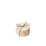 Sous-verres J-Line, détail de la texture bois