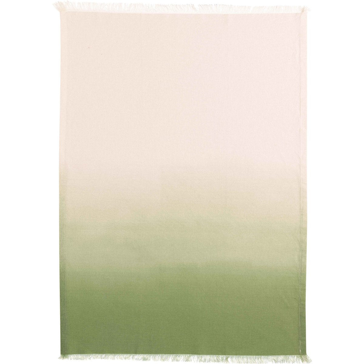Torchon recyclé Tie&Dye Cactus 50x70 avec effet dégradé élégant
